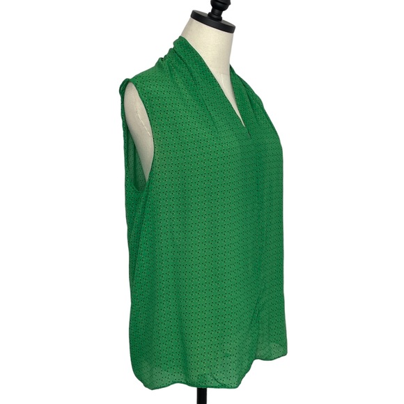 CAbi Sleeveless Top Style #124 Kelly Green Size Medium - Picture 2 of 8